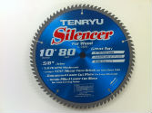 Tenryu SL-25580 Silencer-Series 10" X 80T 5/8" Arbor