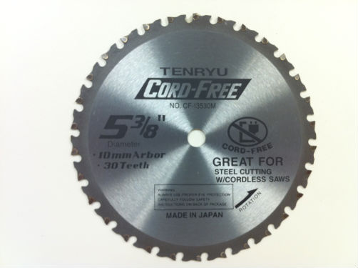 Tenryu CF-13530M Cord-Free 5-3/8" X 30T 10mm Arbor